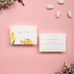 Biglietto Essential Lista Regalo Fiorellini Gialli