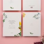 Invito Essential Fiorellini Gialli