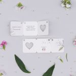 Biglietto cuore intagliato Botanico