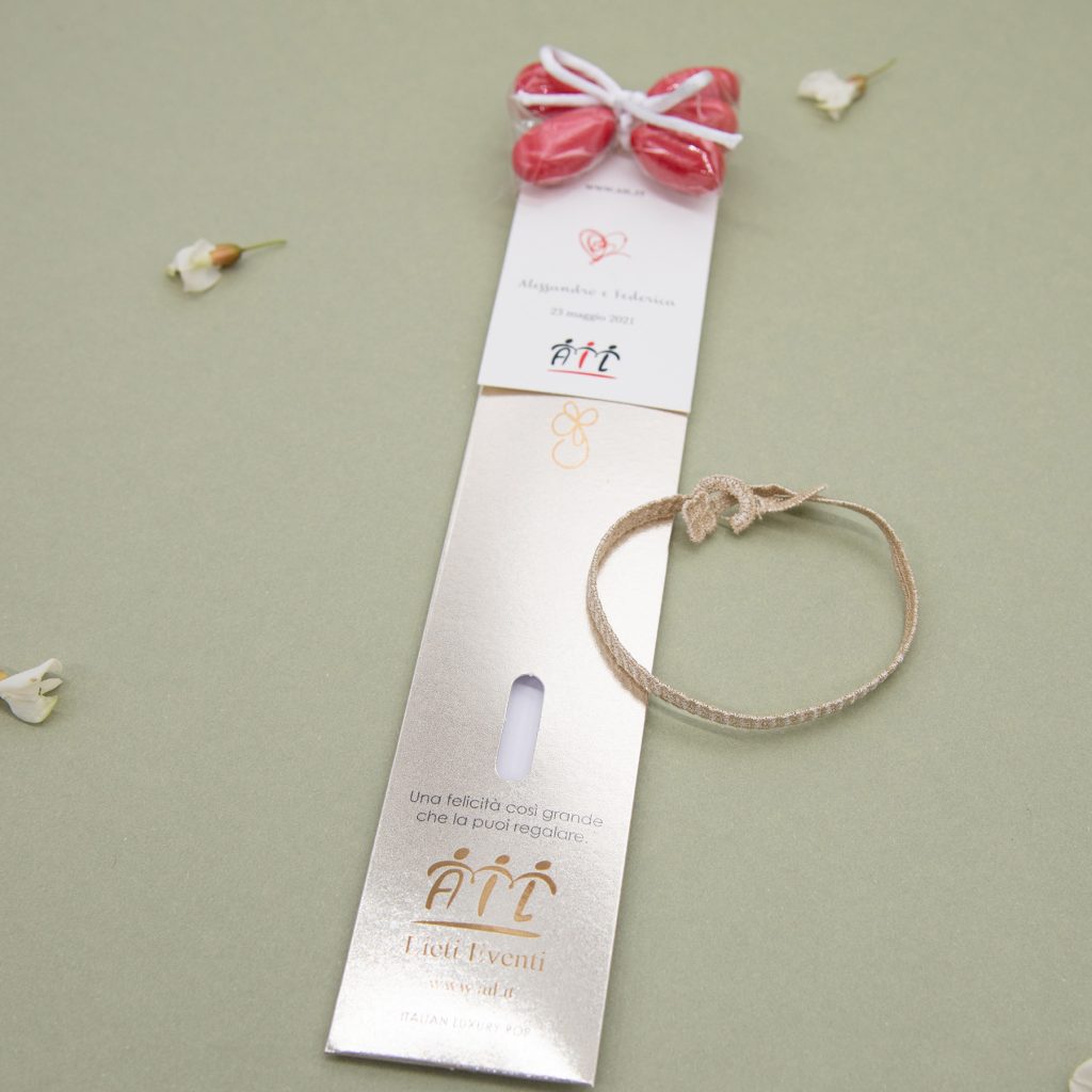 Bracciale Cruciani Abbraccio Beige Chiaro
