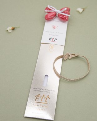 Bracciale Cruciani Abbraccio Beige Chiaro