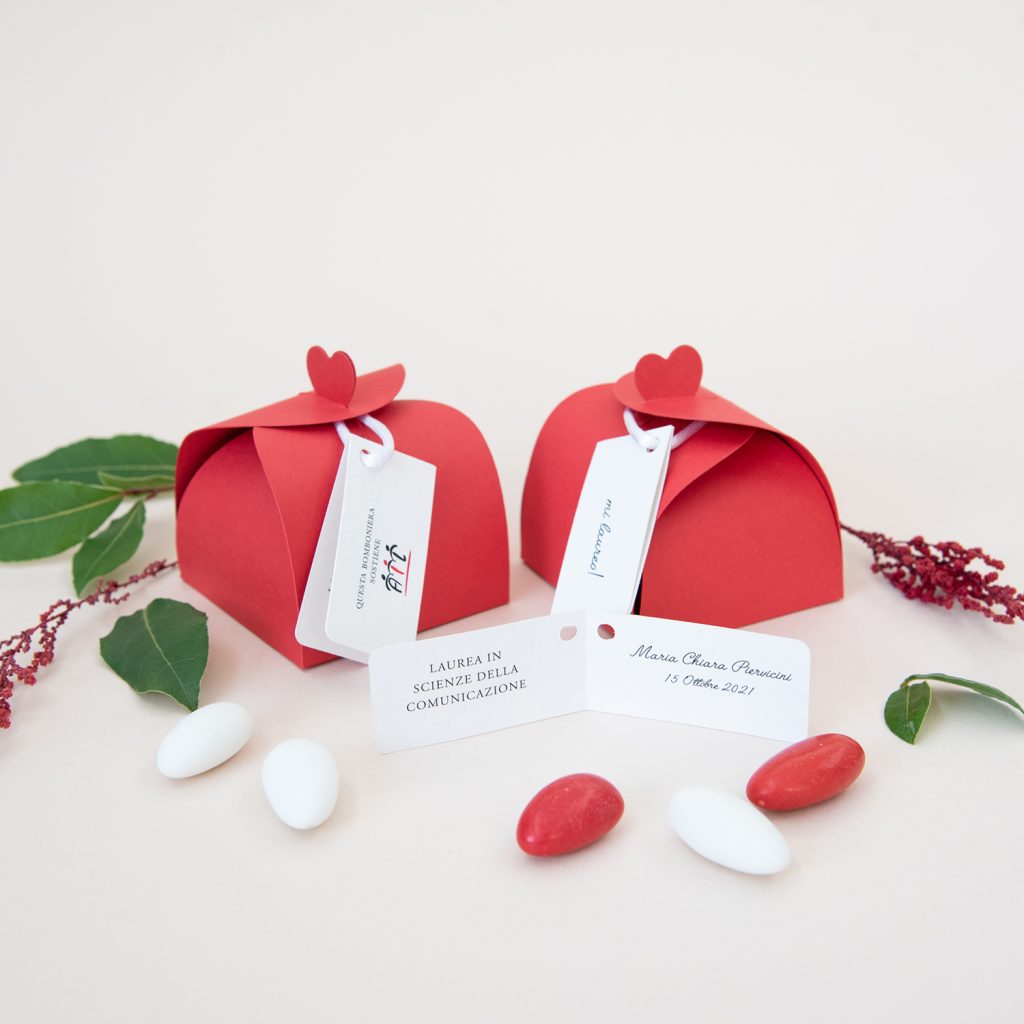 Bomboniera bauletto Laurea