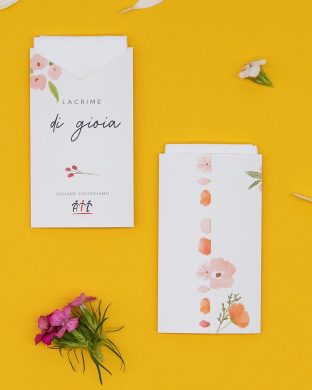 Lacrime di Gioia Fiorellini Rosa solidali AIL