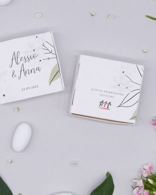 Scatolina solidale torta porta confetti Botanica