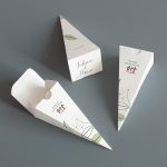 Cono Porta Riso e Confetti Botanico