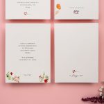 Invito Essential Fiorellini Rosa