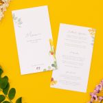 Menu Fiorellini Gialli